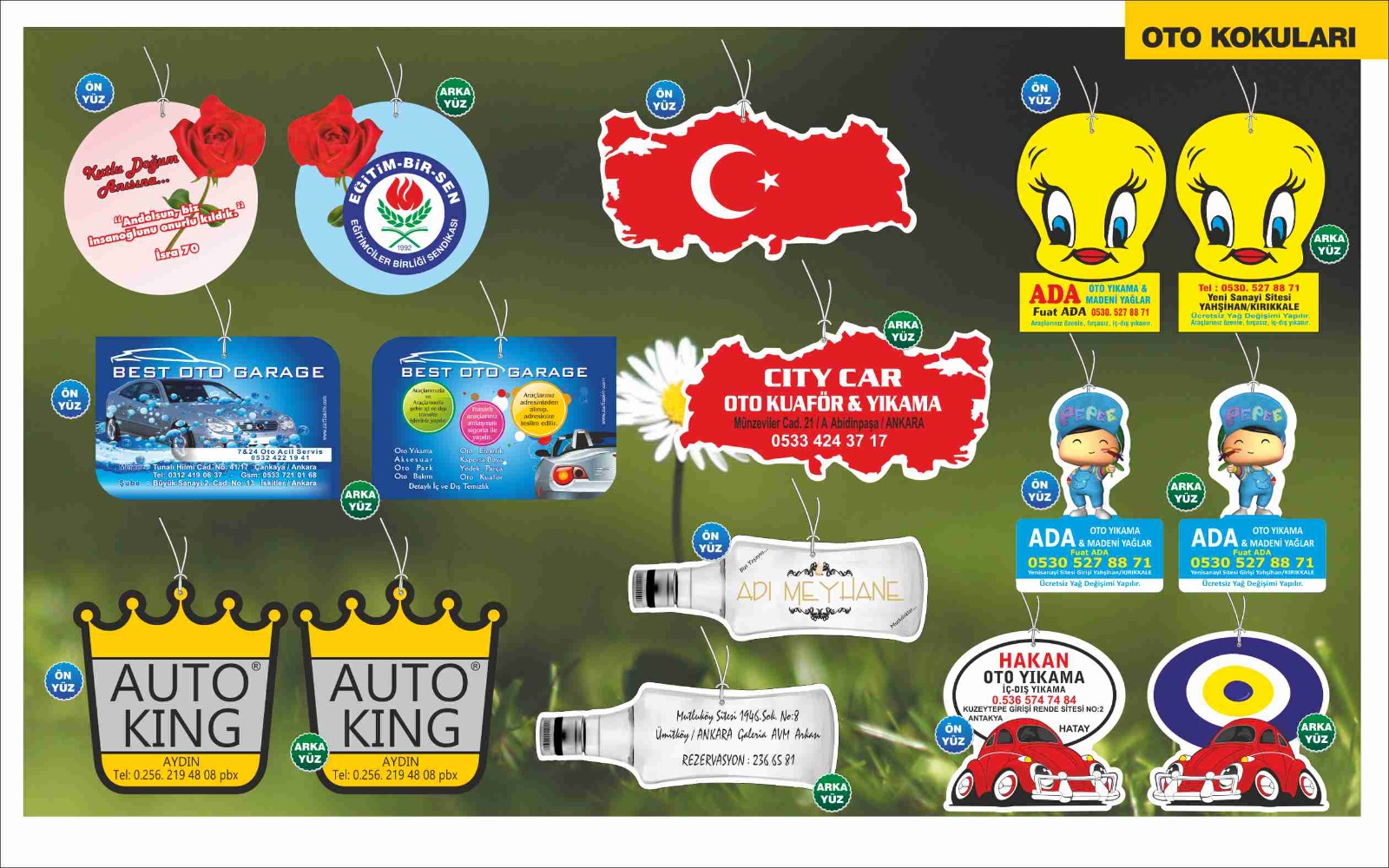 ipli asma koku, oto kokusu, ankara koku imalatı