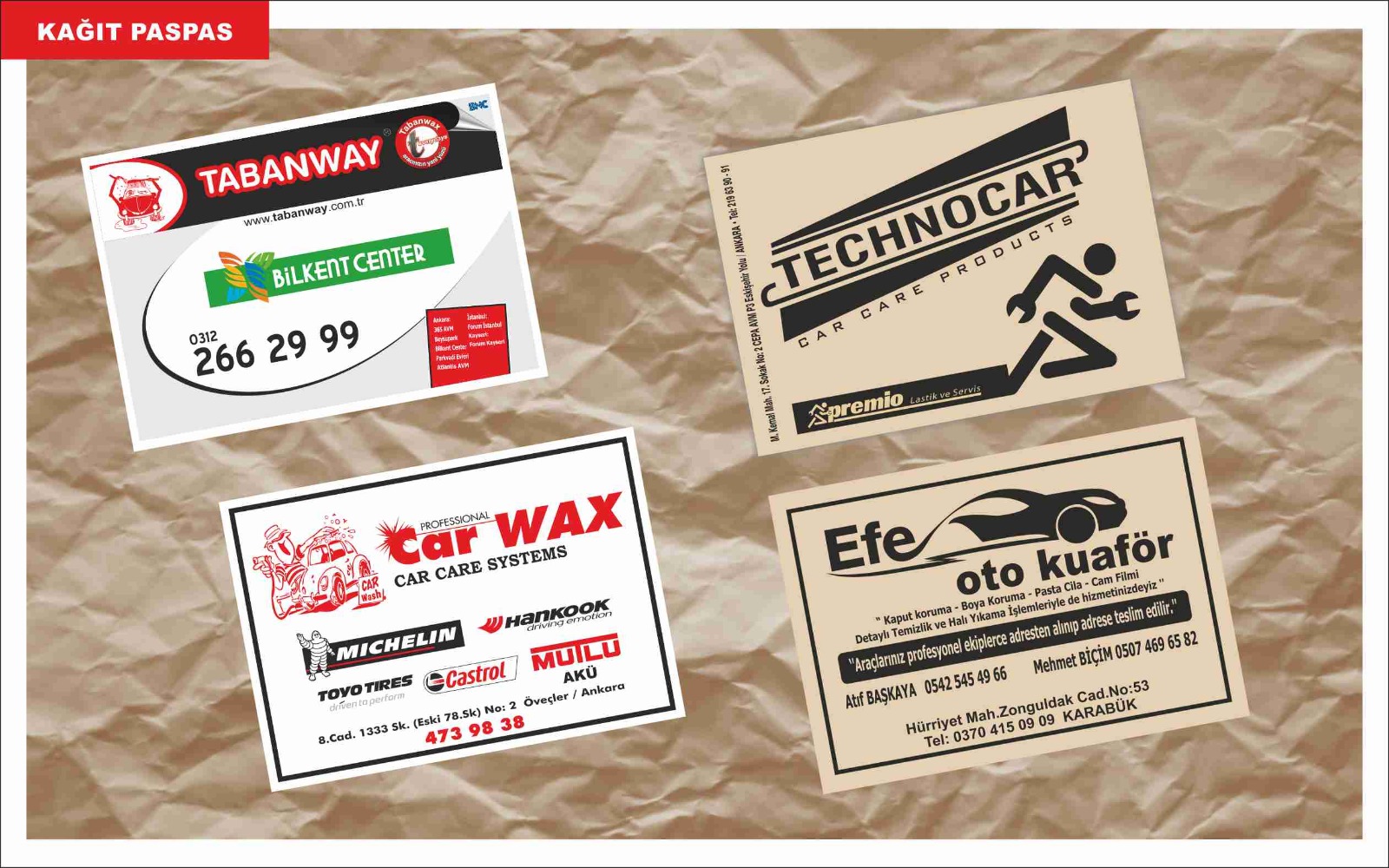 kraft kağıt oto paspas üretimi