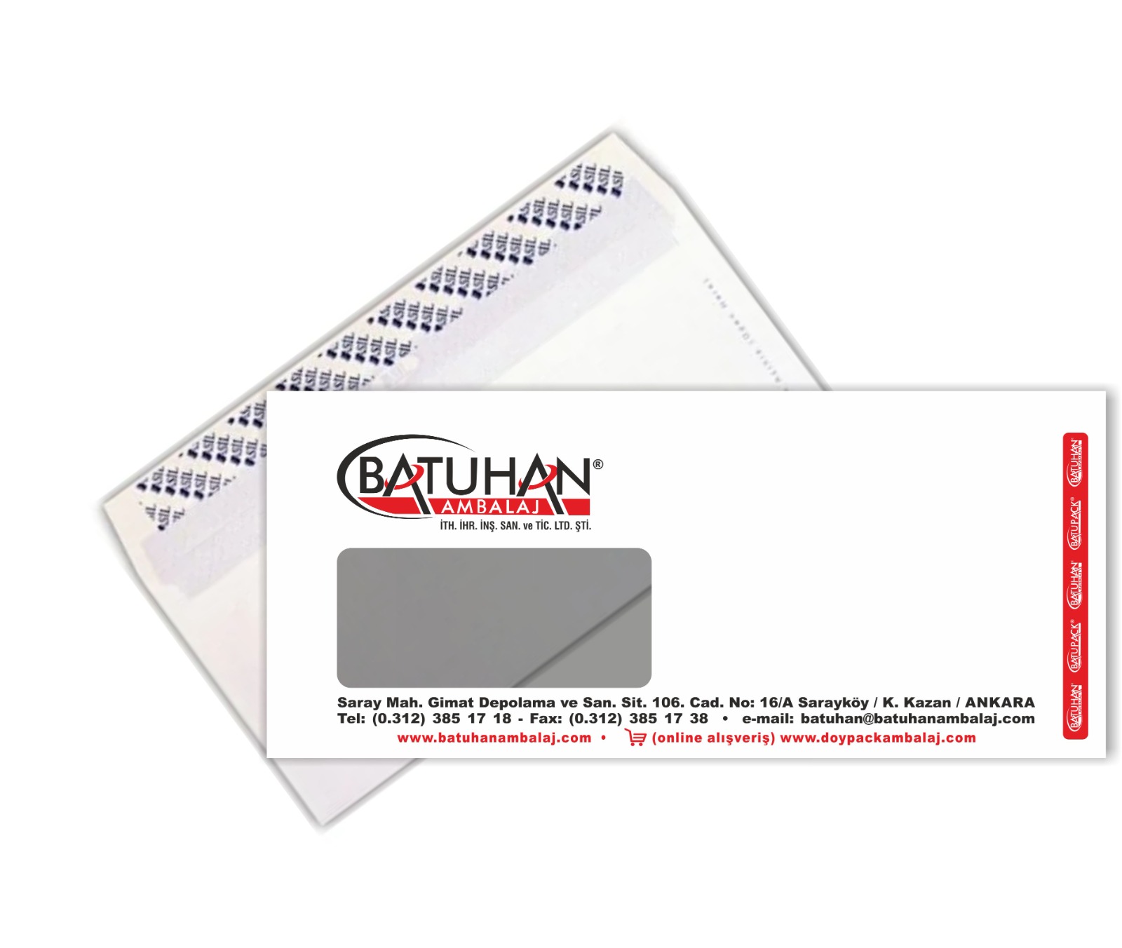 pencereli diplomat zarf