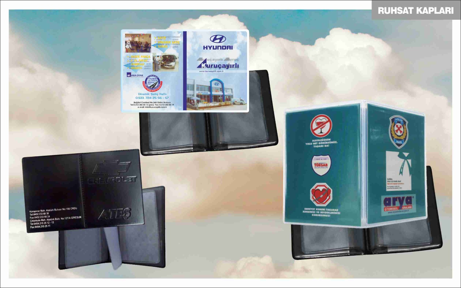 deri kapak ruhsat kabı üretimi Ankara